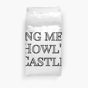 Bring me to Howl's Castle - Black and White Duvet Cover RB0605 product Offical Anime Bedding Merch