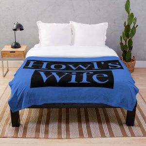 Howl's Wife in Blue Throw Blanket RB0605 product Offical Anime Bedding Merch