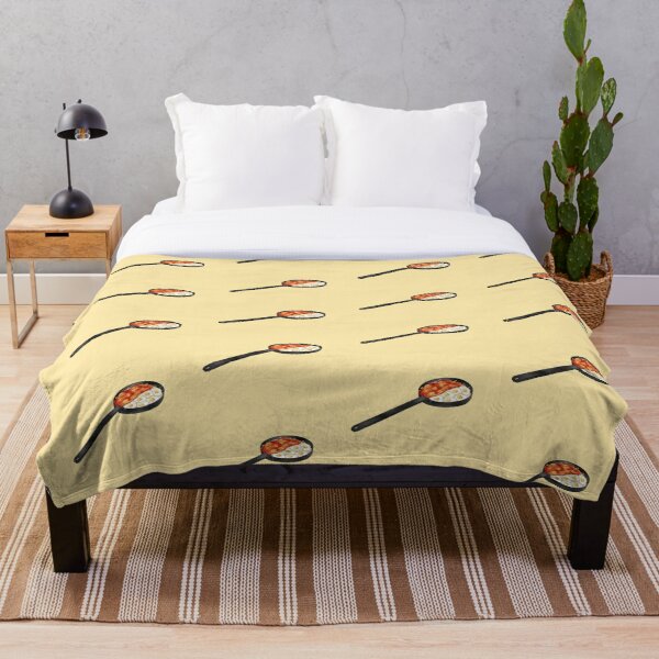 Howl's Moving Castle Eggs and Bacon Throw Blanket RB0605 product Offical Anime Bedding Merch