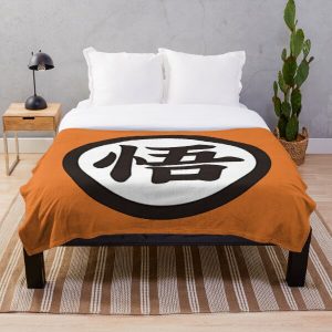 Dragon Ball Goku Turtle Gi logo Throw Blanket RB0605 product Offical Anime Bedding Merch