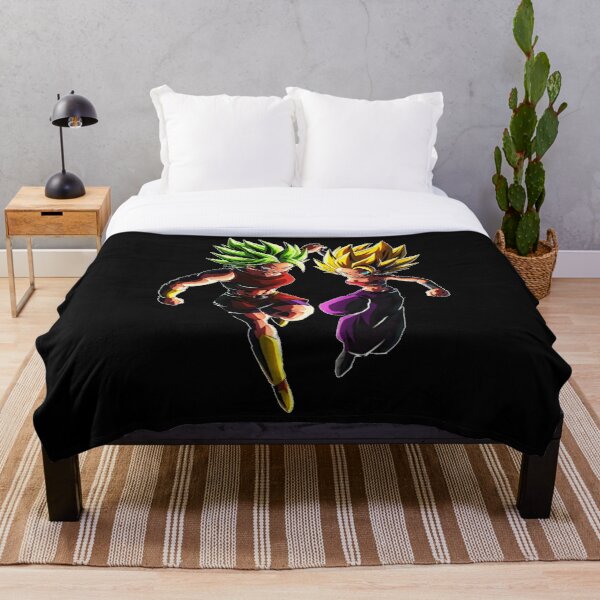 Kale & Caulifla - The Two Strongest In The Universe Throw Blanket RB0605 product Offical Anime Bedding Merch