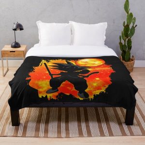 Dragon Ball Z, Son Goku Collection Throw Blanket RB0605 product Offical Anime Bedding Merch