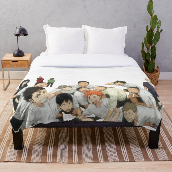 Haikyuu! Characters Throw Blanket RB0605 product Offical Anime Bedding Merch