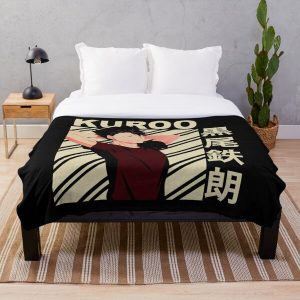 Kuroo tetsurou - Vintage Art Throw Blanket RB0605 product Offical Anime Bedding Merch