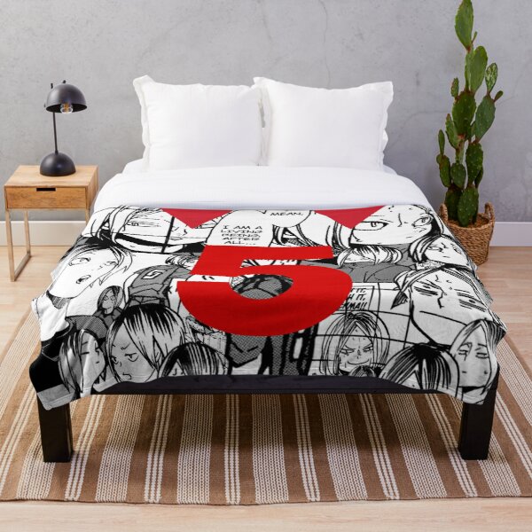 kenma manga collage  Throw Blanket RB0605 product Offical Anime Bedding Merch