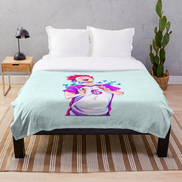 Tendou satori blue butterfly Haikyuu Throw Blanket RB0605 product Offical Anime Bedding Merch