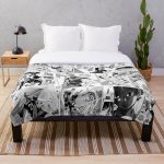 haikyuu manga collage Throw Blanket RB0605 product Offical Anime Bedding Merch