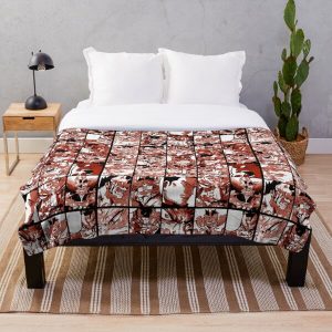 Endeavor - My hero academia collage Throw Blanket RB0605 product Offical Anime Bedding Merch