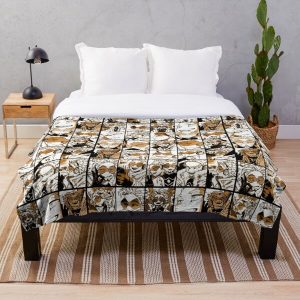 Hawks - manga color version Throw Blanket RB0605 product Offical Anime Bedding Merch