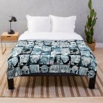 Shigaraki Collage (color version) Throw Blanket RB0605 product Offical Anime Bedding Merch