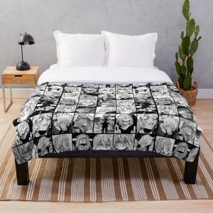 Shigaraki Collage black and white version Throw Blanket RB0605 product Offical Anime Bedding Merch