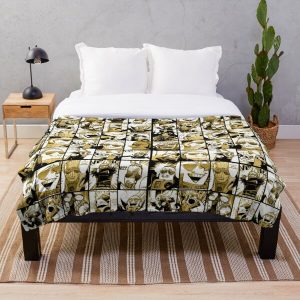 Present Mic (color version) - My hero academia collage  Throw Blanket RB0605 product Offical Anime Bedding Merch