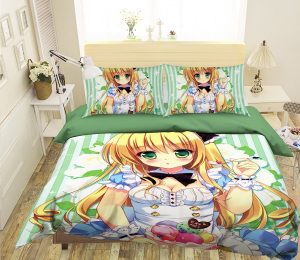 3D Alice In Wonderland 744 Anime Bed Pillowcases Duvet Cover Quilt Cover YYA1512