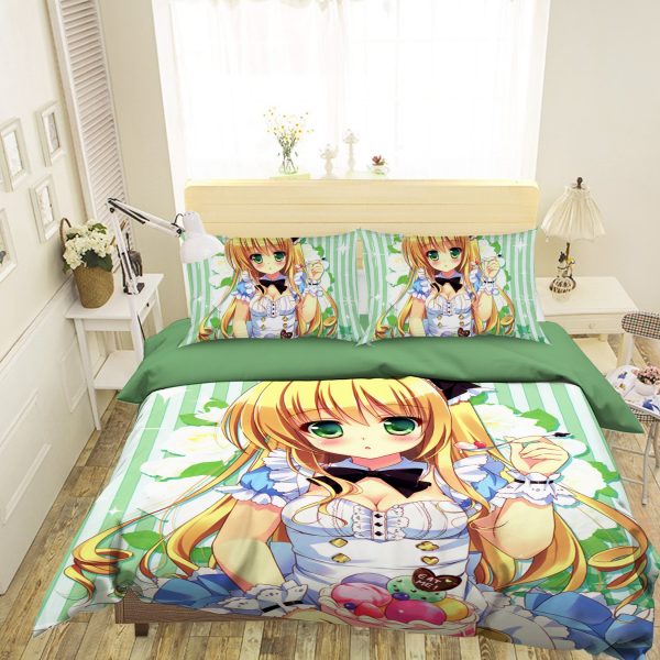 3D Alice In Wonderland 744 Anime Bed Pillowcases Duvet Cover Quilt Cover YYA1512