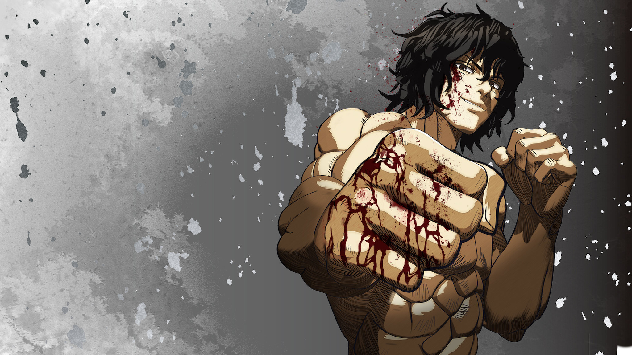 wallpapersden.com kengan ashura - Anime Bedding