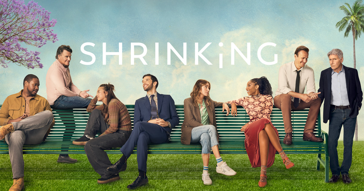 Apple TV Shrinking key art graphic header 4 1 show home.jpg.og - Anime Bedding